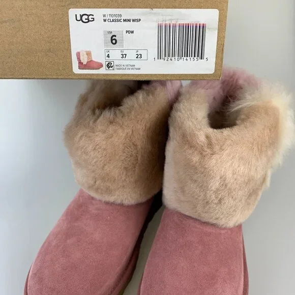NIB UGG Classic Mini Wisp Boots Size US 6 - Picture 11 of 11